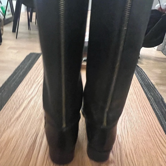 J. Crew Field Boots - Like New ! Black 9 - Picture 4 of 9